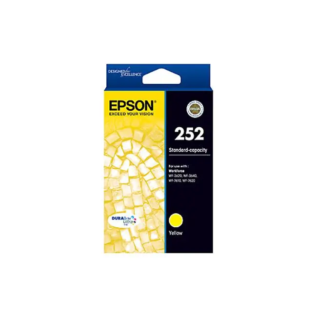 Epson 252 Standard-Yield Yellow Ink Cartridge 1