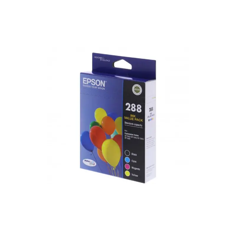 Epson 288 Cmyk Colour Ink Cartridge Pack (C13T305692) 1