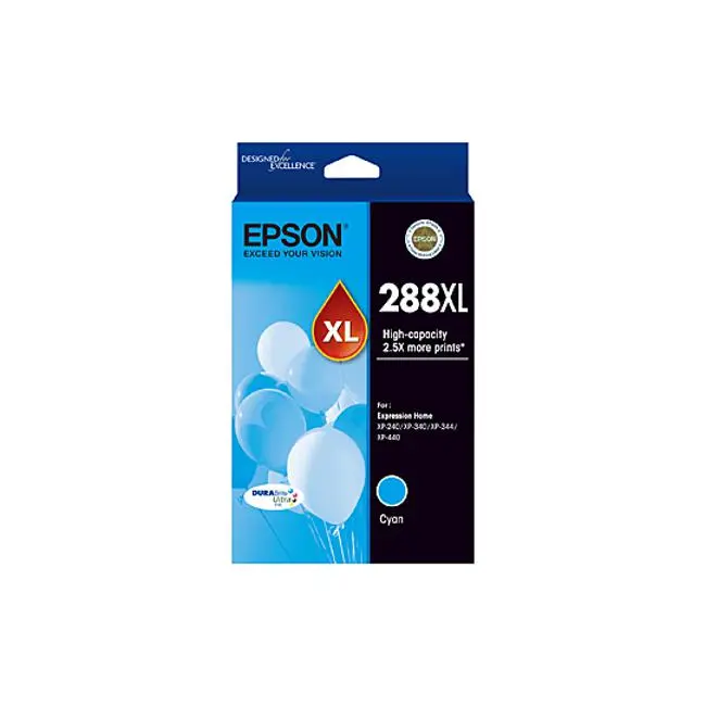Epson 288 High-Yield Cyan Ink Cartridge 1
