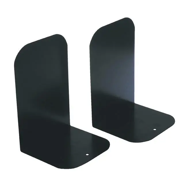 Esselte Elements Black Metal Bookend – Modern Office Style 1