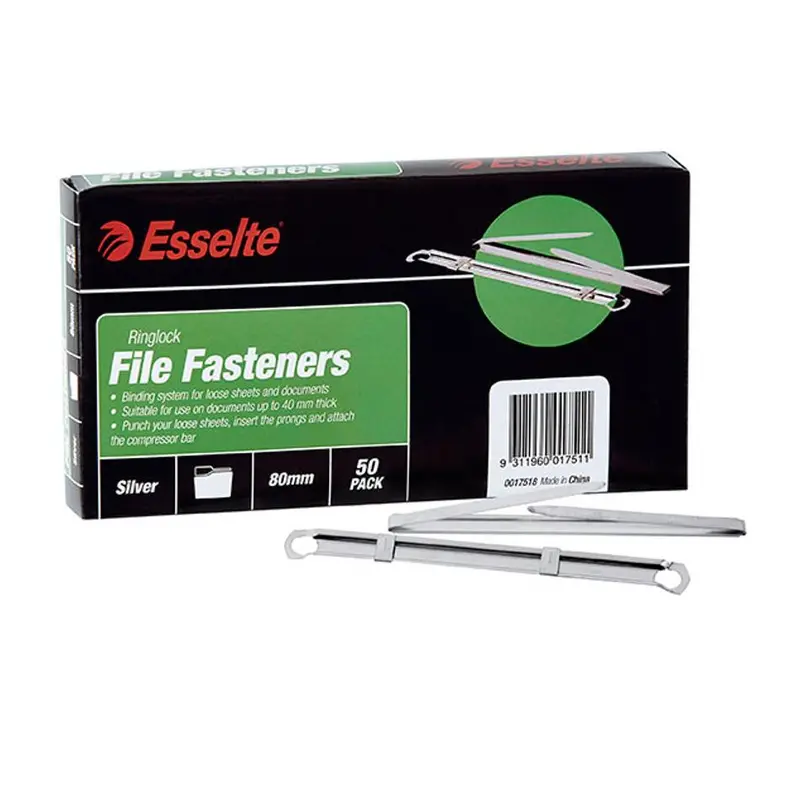 Esselte Ringlock File Fasteners – 50-Count Box For Secure Document Binding 1