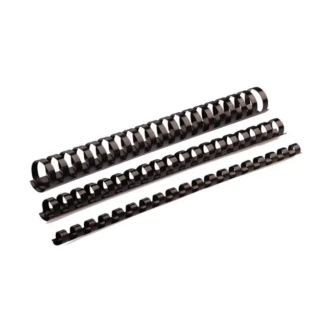 Fellowes 8Mm Black Plastic Binding Coils – Pack Of 25 For Professional Document Finishing 1