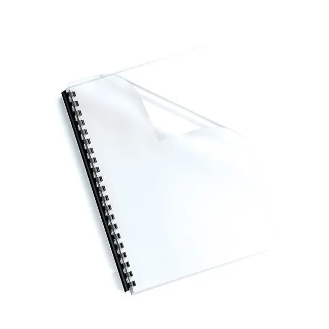 Fellowes A4 Clear Binding Covers – 150 Micron, 100-Pack 1