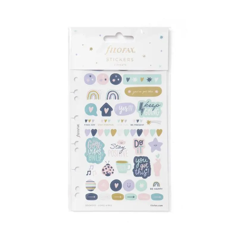 Filofax Good Vibes A5 Sticker Pack – Motivational & Decorative 1