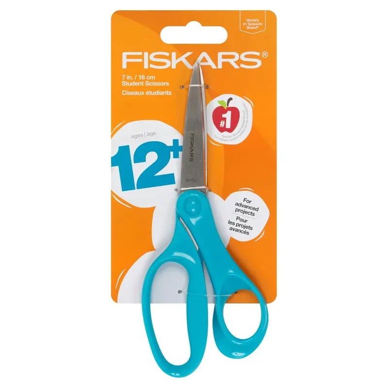 Fiskars 7-Inch Student Scissors With Stainless Steel Blades 1