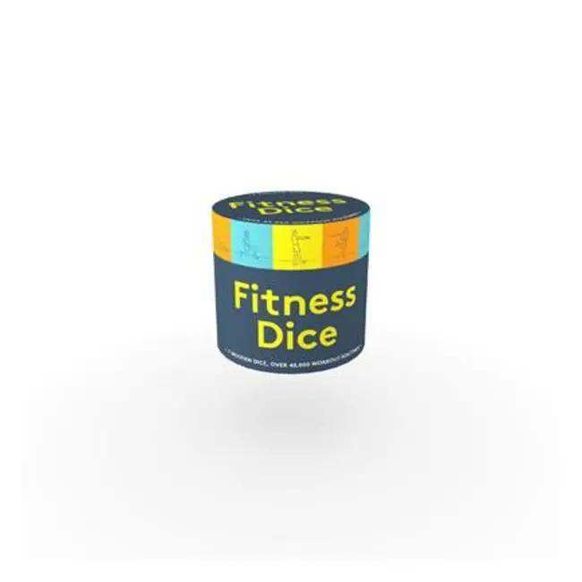 Fitness Dice Game By Chronicle Books: Randomized Workout Inspiration 1