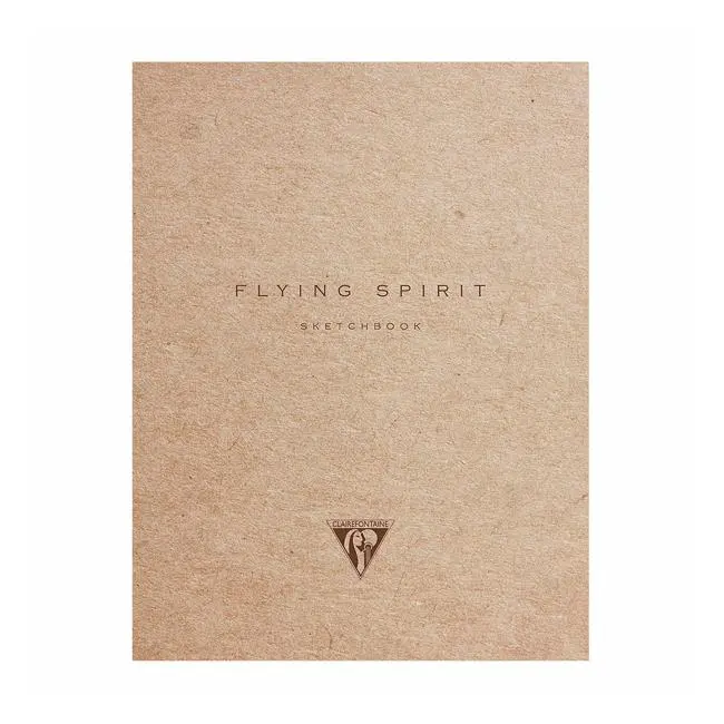 Flying Spirit A6 Kraft Sketchbook – Recycled Brown Paper 1