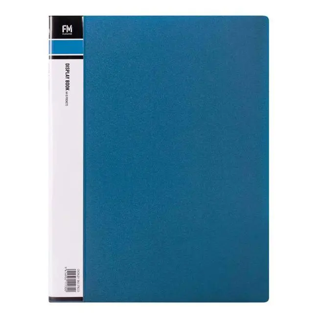 Fm A4 Blue Display Book – 10-Slot Document Organizer 1