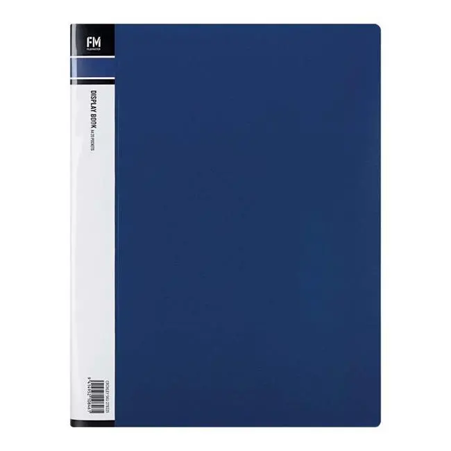 Fm A4 Blue Display Book – 20 Clear Pocket Organizer 1