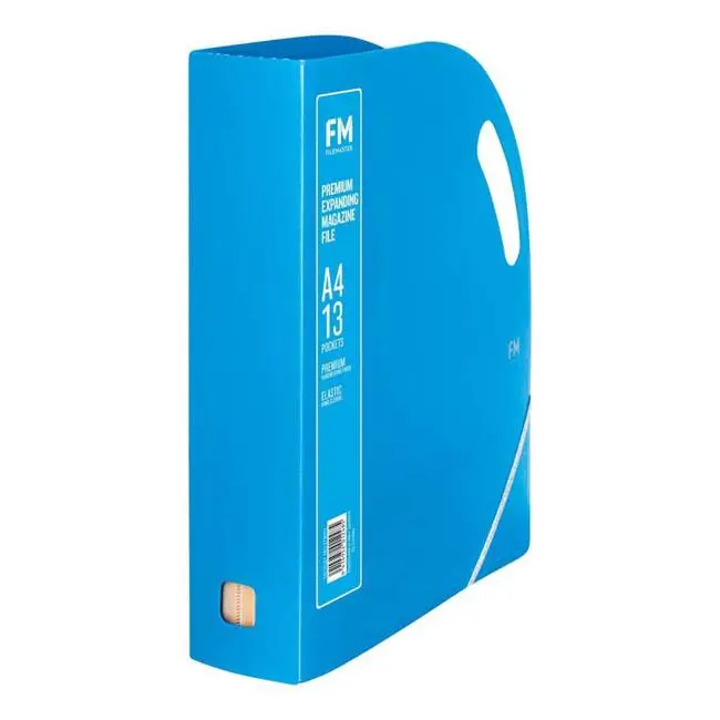 Fm Ice Blue Expanding Magazine File With 13 Pockets (Model 278093_Am) 1