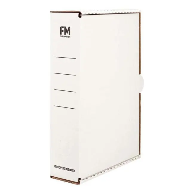 Fm White Foolscap Storage Cartons – Pack Of 5 1