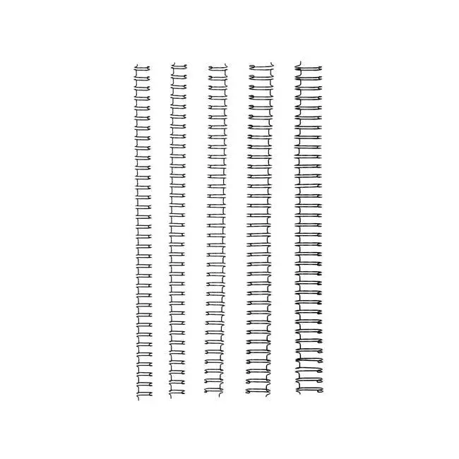 Gbc 34-Loop Silver Binding Wire – 8Mm, Pack Of 100 1