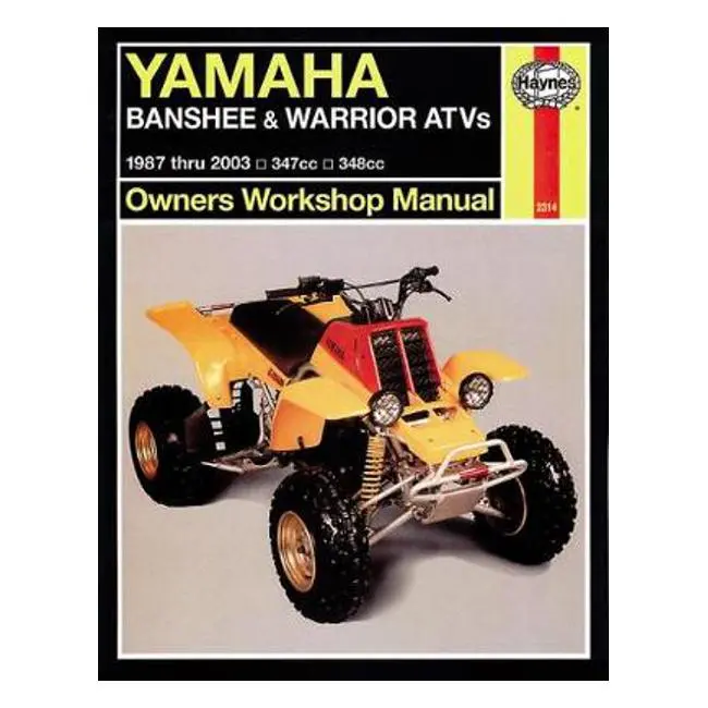 Haynes Yamaha Atv Repair Manual – Banshee, Warrior & Raptor (347–348Cc), 1987–2010 1