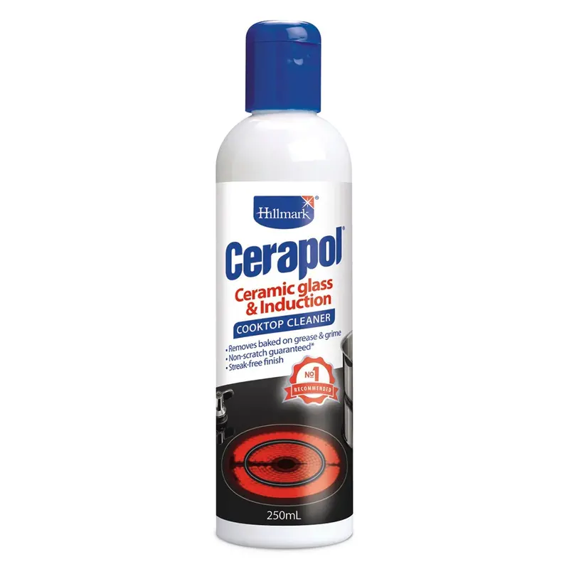 Hillmark Cerapol Ceramic Cooktop Cleaner – 250Ml Formula For Streak-Free Shine 1