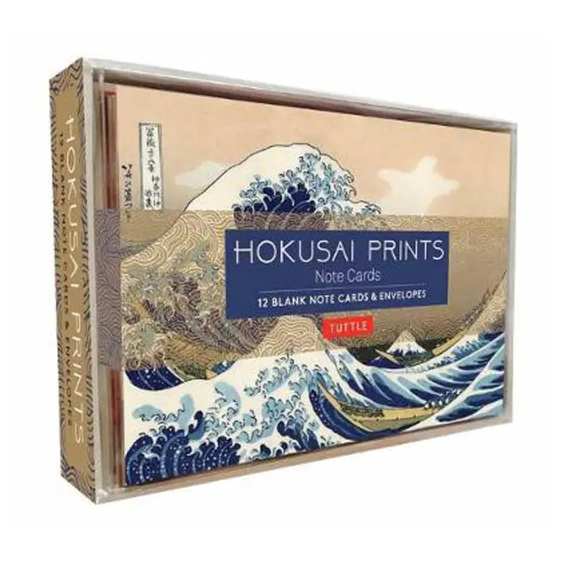 Hokusai Art Note Cards – Set Of 12 Blank Cards + Matching Envelopes 1