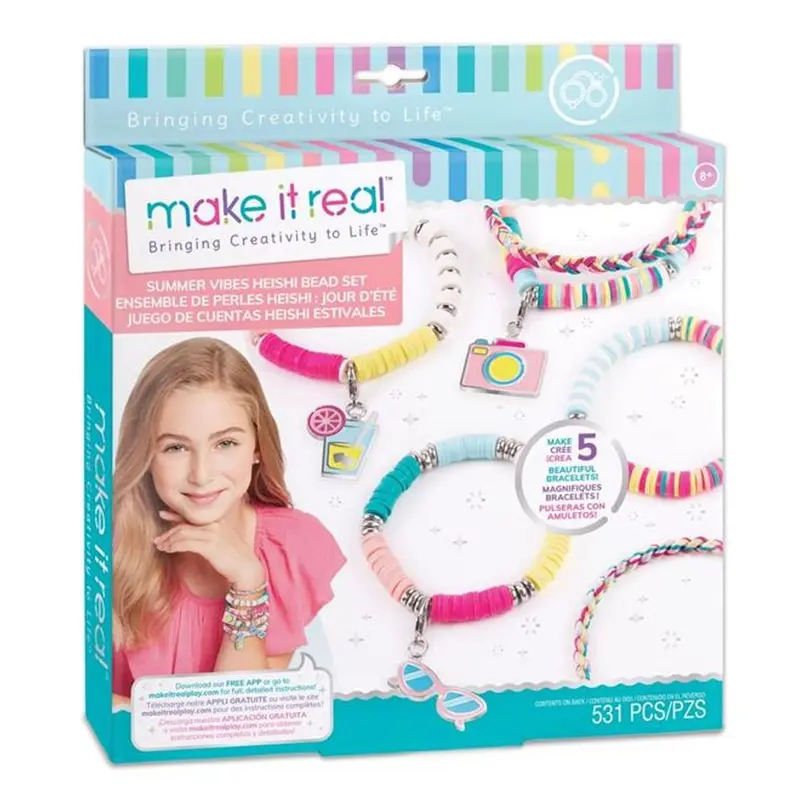 Holdson Make It Real: Summer Vibes Bead Craft Kit – Heishi Style (131700) 1