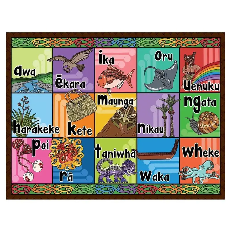 Holdson Te Reo Māori Puzzle Set — Four 35-Piece Frame Tray Jigsaws 1