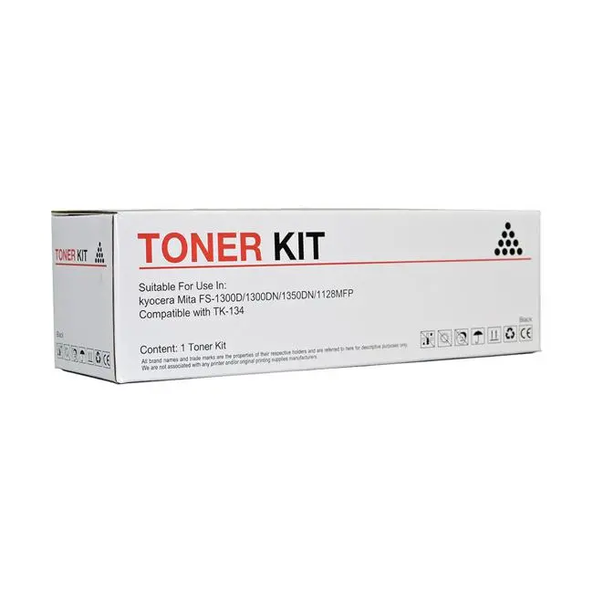 Icon Black Toner Cartridge Compatible With Kyocera Tk134 1