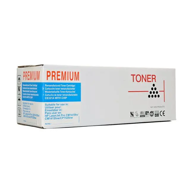 Icon Brand Cyan Toner Cartridge For Hp Laserjet Pro Mfp M477, M452 – Compatible With Ce321A/Cb541A 1