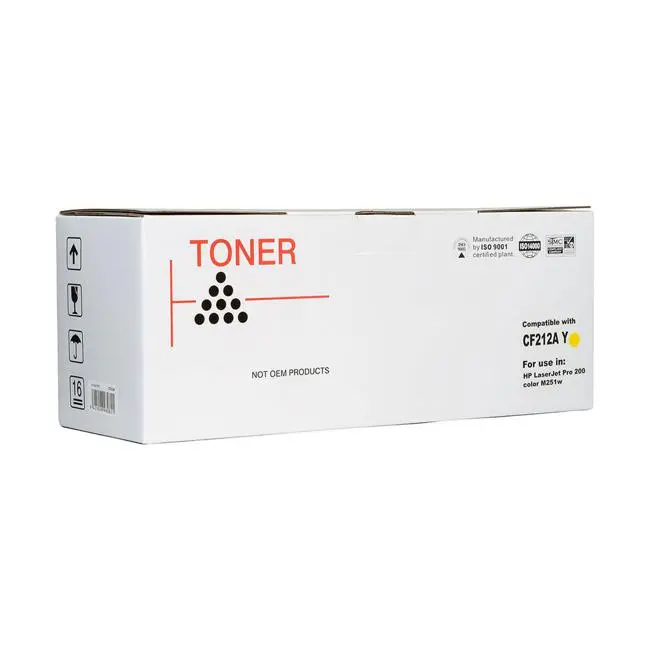 Icon Brand Yellow Toner Cartridge For Hp Laserjet Pro Mfp M277 – Compatible With Cf212A 1