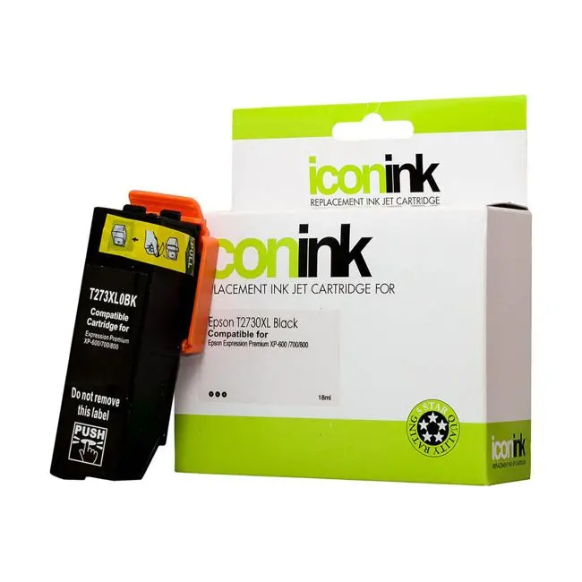 Icon-Compatible Black Ink Cartridge For Epson 273Xl Printers 1