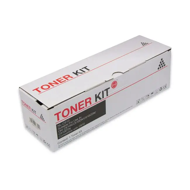 Icon Compatible Black Toner Cartridge For Oki C610 1
