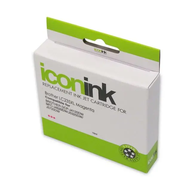 Icon-Compatible Brother Lc235Xl Magenta Ink Cartridge – Oem-Quality Replacement 1