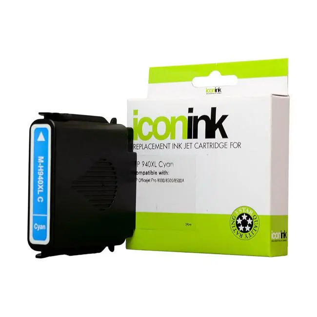 Icon Compatible C4907Aa Hp 940 Cyan Xl Ink Cartridge 1