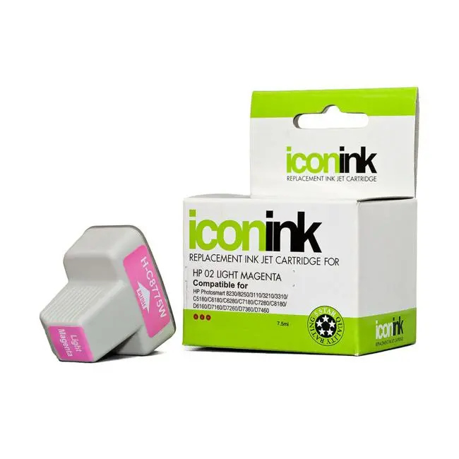 Icon Compatible C8775Wa Hp 02 Light Magenta Ink Cartridge 1