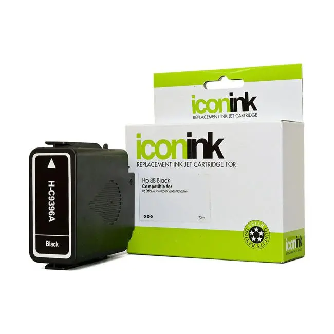 Icon Compatible C9396A Hp 88 Black High-Capacity Ink Cartridge 1