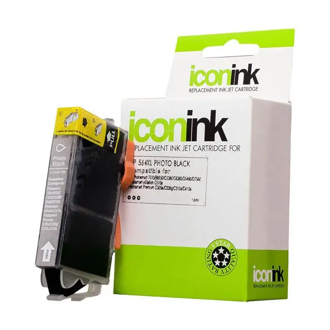 Icon Compatible Cb322Wa Hp 564 Photo Black Xl Ink Cartridge 1