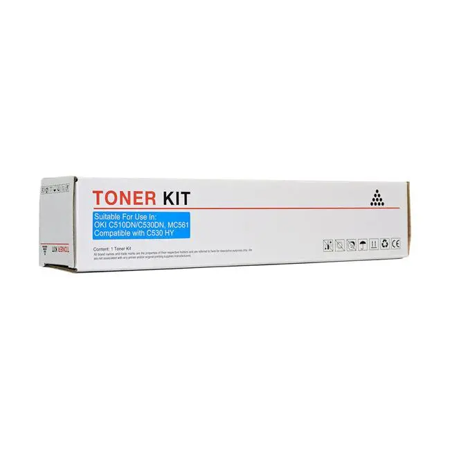 Icon Compatible Cyan Toner Cartridge For Oki C510, C530, And Mc561 (44469727) 1