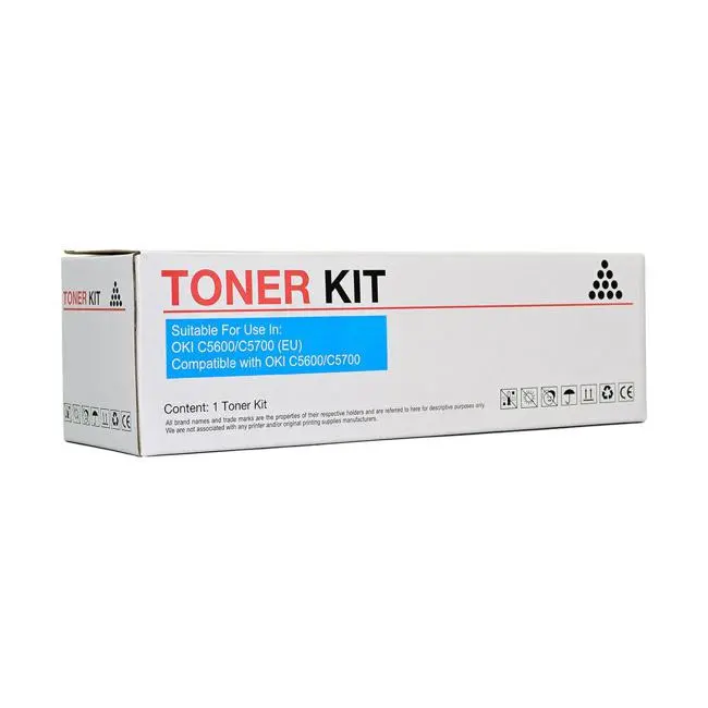 Icon Compatible Cyan Toner Cartridge For Oki C5600 And C5700 1