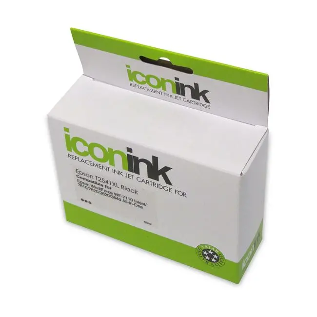 Icon-Compatible High-Capacity Black Ink Cartridge For Epson 254Xl Printers (C13T254192) 1