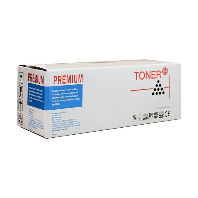Icon Compatible High-Yield Black Toner Cartridge For Hp Q2612X Printers 1