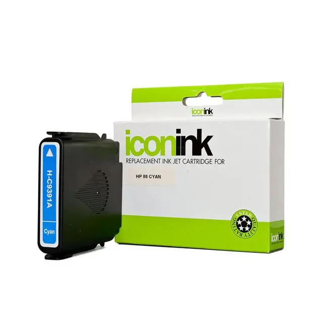 Icon Compatible Hp 88 High-Yield Cyan Ink Cartridge (C9391A) 1