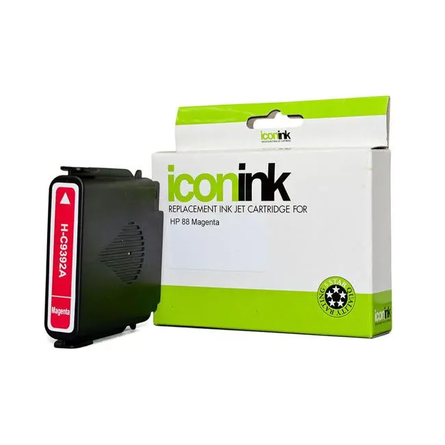 Icon Compatible Hp 88 High-Yield Magenta Ink Cartridge (C9392A) 1