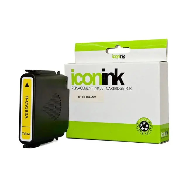Icon Compatible Hp 88 High-Yield Yellow Ink Cartridge (C9393A) 1