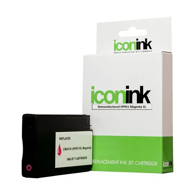 Icon-Compatible Hp 951 Xl Magenta Ink Cartridge (Cn047Aa) – Professional-Quality Hue 1