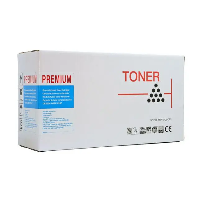 Icon Compatible Hp Ce255A Black Laser Toner Cartridge 1