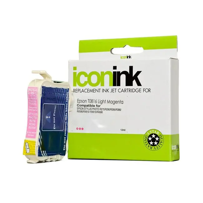Icon Compatible Light Magenta Ink Cartridge For Epson (Model 81N) 1