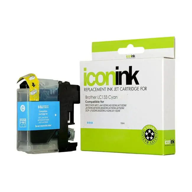 Icon Cyan Ink Cartridge – Compatible With Brother Lc133 Printers 1
