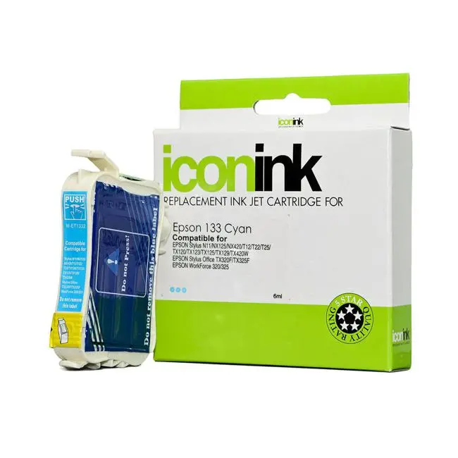 Icon Epson 133 Cyan Ink Cartridge – Compatible Standard-Yield 1