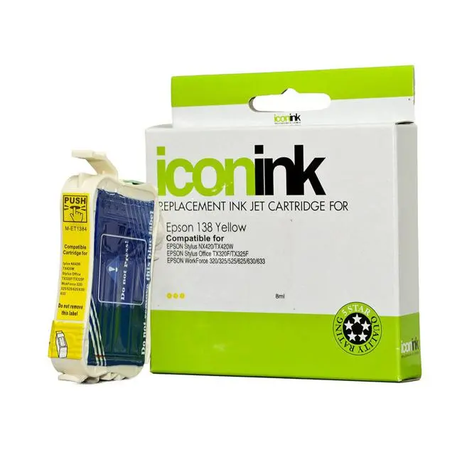 Icon Epson 138 Yellow Ink Cartridge – Compatible Replacement 1