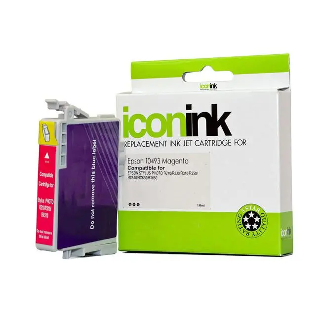 Icon Epson T0493 Magenta Ink Cartridge – Compatible Standard-Yield 1