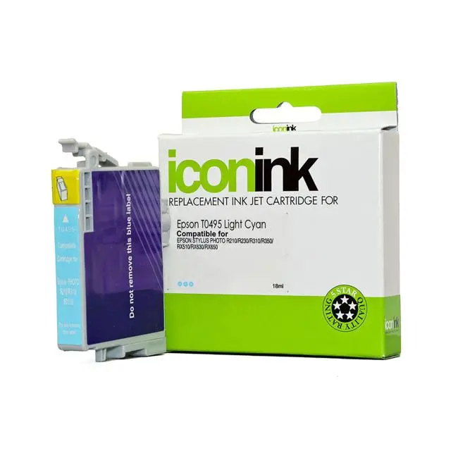 Icon Epson T0495 Light Cyan Ink Cartridge – Compatible 1