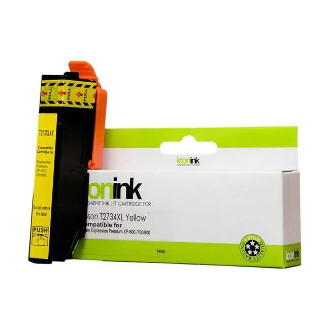 Icon High-Capacity Yellow Ink Cartridge For Epson 273Xl Printers 1