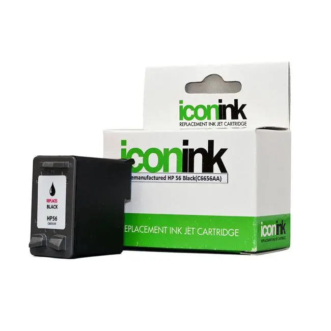 Icon Hp 56 Black Ink Cartridge (C6656Aa) – Remanufactured Alternative 1