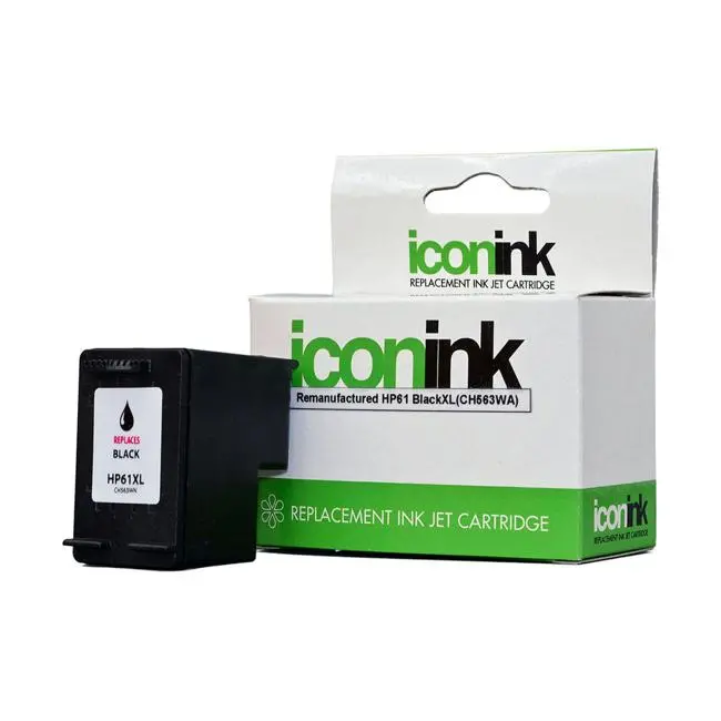 Icon Hp 61 Xl Black Ink Cartridge (Ch563Wa) – Remanufactured 1