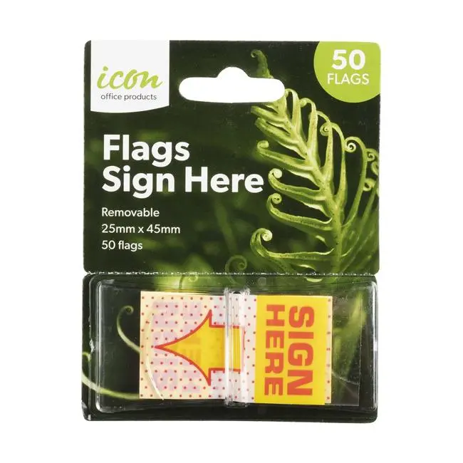 Icon Pop-Up Sign-Here Flag Tabs – Universal Design 1